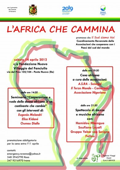 Siamo presenti alla giornata sull'Africa di Ravenna