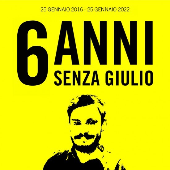 Sono passati sei anni dal rapimento di Giulio Regeni e la richiesta di verità e giustizia è più forte che mai.