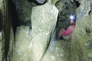 Accesso a una galleria di estrazione di lapis specularis